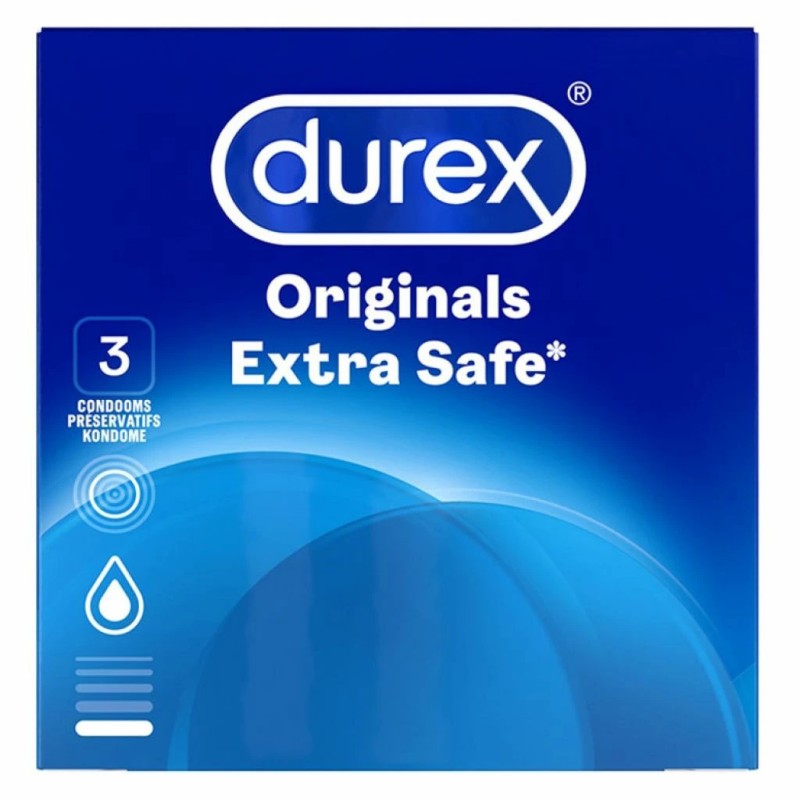 Prezerwatywy - Durex Originals Extra Safe 3 szt